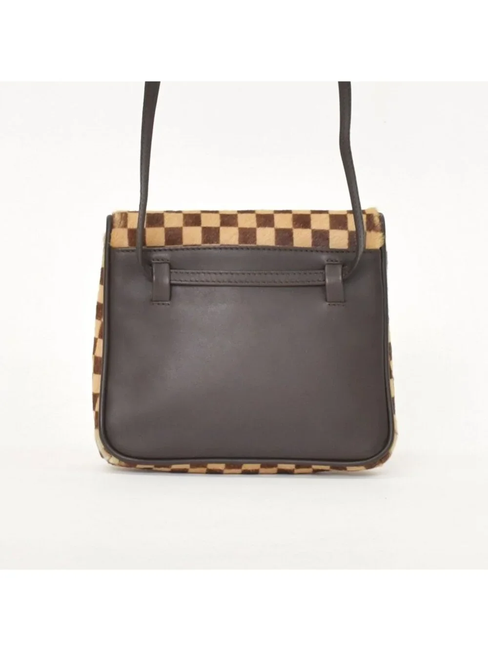 Louis Vuitton Damier Sauvage Gazelle Cross Calf Hair Brown Crossbody